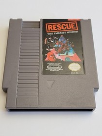 Rescue - The Embassy Mission (NES, 1989) Nintendo Complete CIB Authentic Tested