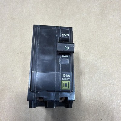 SQUARE D QOB220 COMMERCIAL BOLT ON CIRCUIT BREAKER 2- POLE 20 AMP