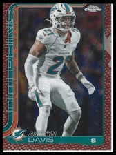 2025 Topps Chrome Football #194 Ashtyn Davis Pig Skin Miami Dolphins