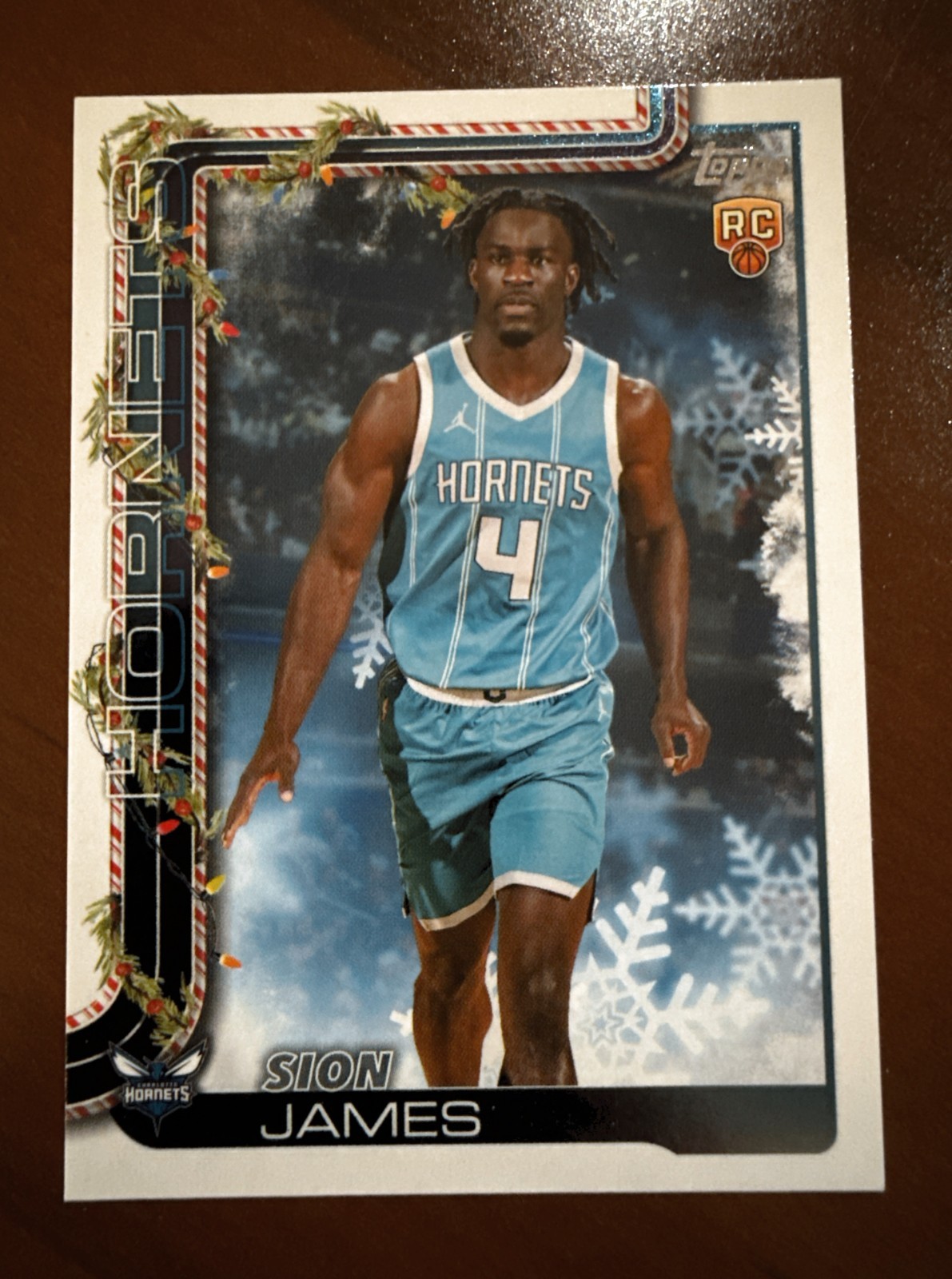 2025-26 Topps Holiday NBA #H193 Sion James Rookie
