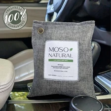 Moso Natural 200g Bamboo Charcoal Air Purifying Bag, Odor Absorber