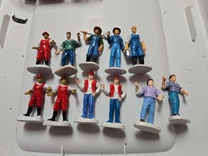 Farm Figure Lot Of 11 Unbranded Similar To Britians Used Loose No Package SLP 