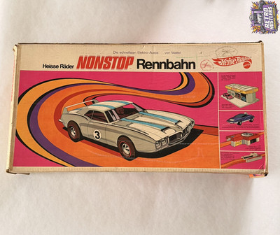 Vintage 1969 Mattel Sizzlers Hot Wheels Indianapolis Nonstop Rennbahn OVP