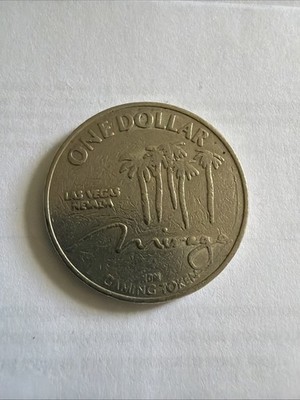  One Dollar Gaming Token Las Vegas Mirage,damals selbst dort damit gespielt 