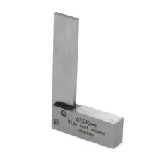 T Tulead 63x40mm Machinist Square Steel Machinist Ruler Precision Square Righ...