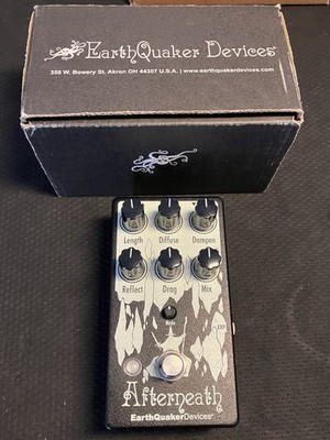 EarthQuaker Devices Afterneath V3 Reverb Pedal Otherworldly Reverberator
