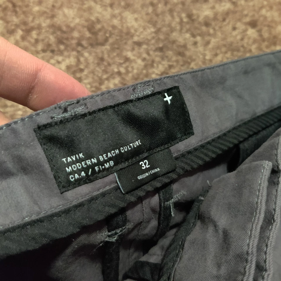 Pantalones Tavik para hombre 33 x 24 puños negro carbón Foto 2 de 4