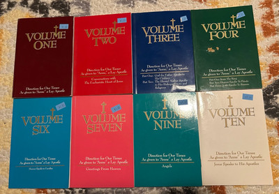 Direction for Our Times As given to Anne, a Lay Apostle LOT 8 BOOKS
