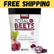 Force Factor Total Beets Blood Pressure Support, Beet Root Supplement Soft Chew