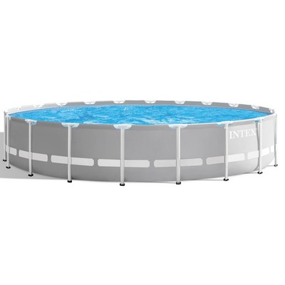 Intex: Prism Frame: Premium Pool Set - 22' x 48'' - Above Ground Swimming Pool