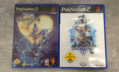 Kingdom Hearts 1-2 Sony PlayStation 2 PS2 CIB PAL Deutsch