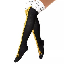 3d Novelty Funny Knee-high Chicken Costume Feet Socks, 19.6in Animal Paw  Ebay