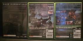 Xbox 360 HALO 3 Essentials, 4 & Reach Bundle Lot of 3 Games CIB Tested Working