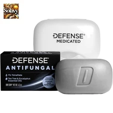 4.2oz Defense Antifungal Soap | Eucalyptus, Tea Tree - Essential for Athletes