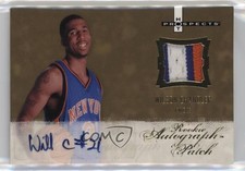 2007 Fleer Hot Prospects /599 Wilson Chandler #99 RPA Rookie Patch Auto RC 0jd0