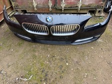 2013 BMW 5 SERIES F10 F11 COMPLETE FRONT BUMPER WITH SENSORS IN JET BLACK 475