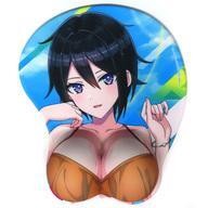 Used Mouse Pad Suminoe Shion 3D Dolphin Wave
