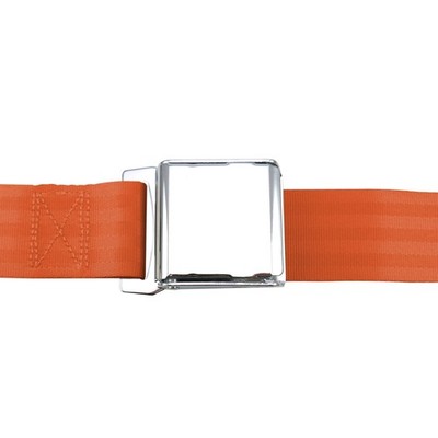 2pt Orange Lap Seat Belt Airplane Buckle - Each SafTboy STBSB2LAOR truck v8 rod 
