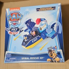 Nickelodeon Paw Patrol Spiral Rescue Jet Car Rescue Kid Toy Action Figures Set