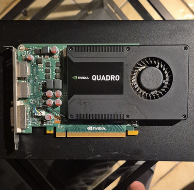 NVIDIA Quadro K2000 PCIe x16 Grafikkarte 2x DisplayPort DVI-D Lüfter