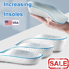 Arch Support Shoe Insoles Inserts Pad Invisible Height Increase Heel Lift Taller