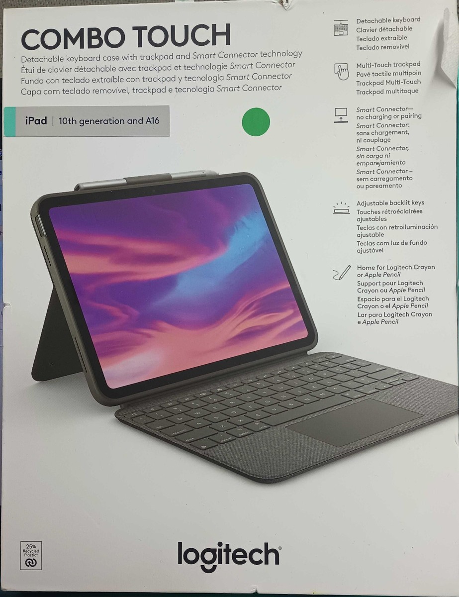 ロジクール Combo Touch iPad A16 & 10世代対応【中古品】 Logitech Combo Touch For iPad 10th Gen and A16 -Oxford Gray | eBay