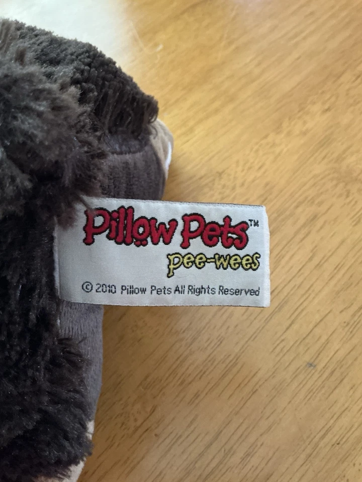 Pillow Pets Peewees Plush Silly Monkey Brown 11” - 2010 - Brown/Tan Monkey - Image 2 of 4