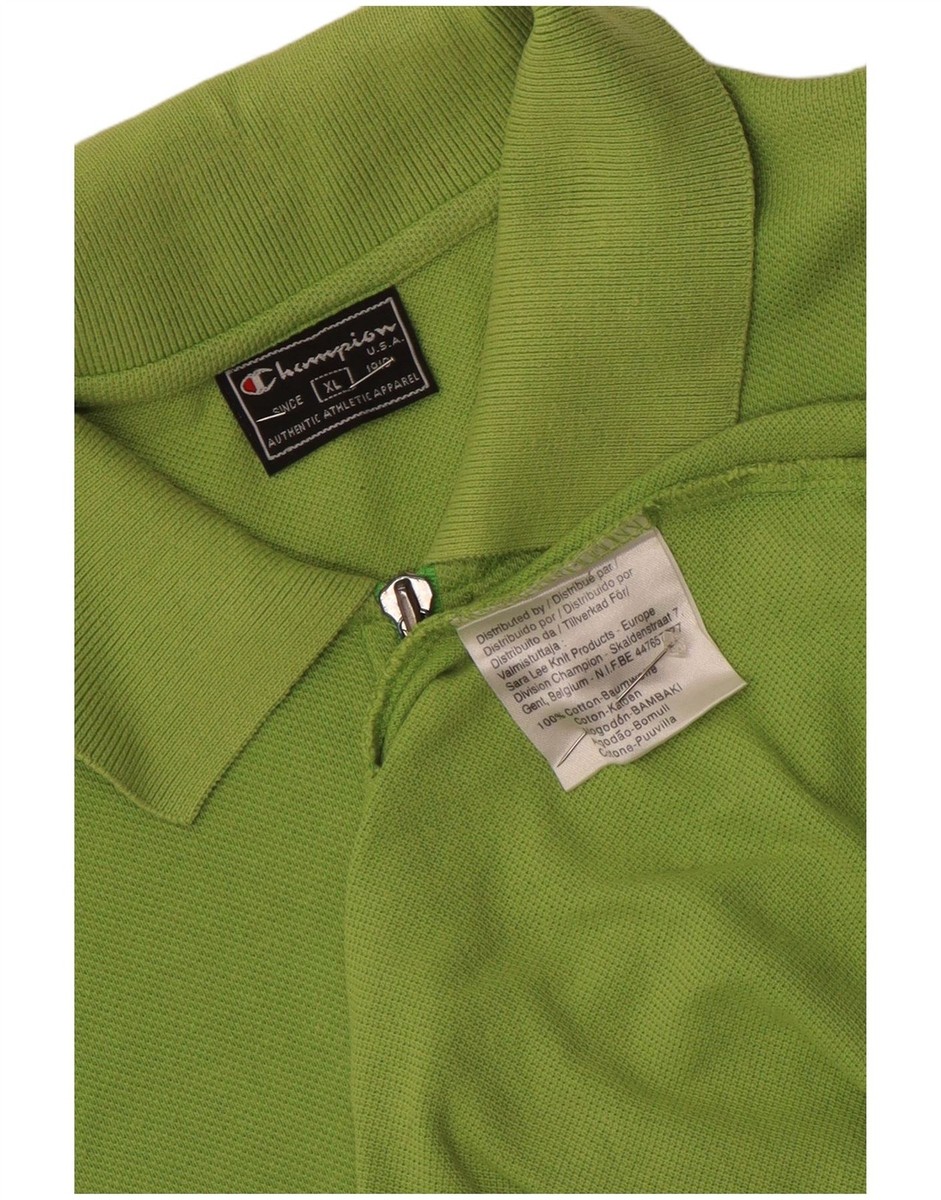 Champion Womens Sleeveless Polo Dress UK 18 XL Green Cotton DW04 View 3