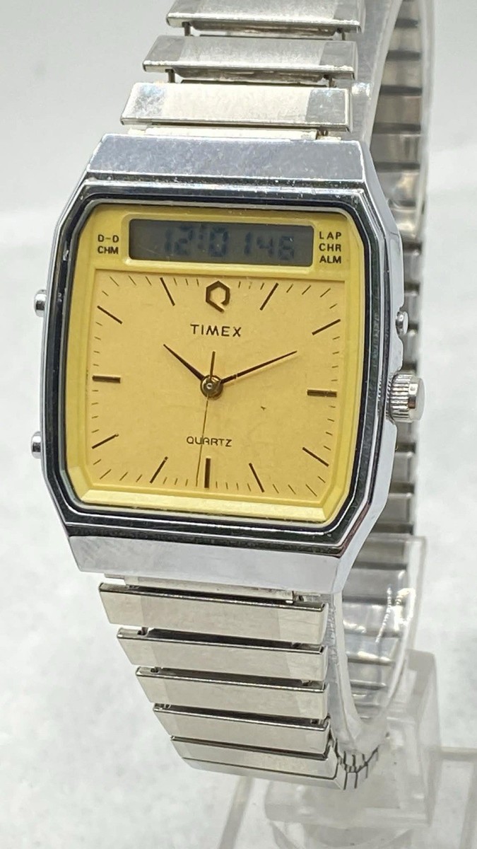 New Timex Q Timex 1982 Reissue Quartz Analog-Digital Men's Watch