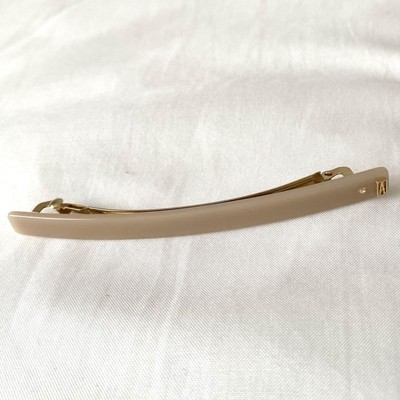 Celford Alexandre de Paris Hair Barrette Pink Beige Limited Rare Used