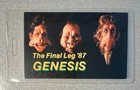 Genesis Backstage Pass Laminate. Invisible Touch The Final Leg 1987 RARE. Mint — photo 1