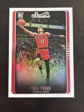 2018-19 Panini Chronicles Studio Trae Young RC Rookie Card #298 Atlanta Hawks. rookie card picture