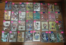 32) Washington Commanders Redskins Patch And Relic, Autograph, Numbered Card Lot