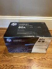 GENUINE HP CF280A 80A 2-pack Toner Cartridges CF280AD1 for LASERJET 400 M401 MFP