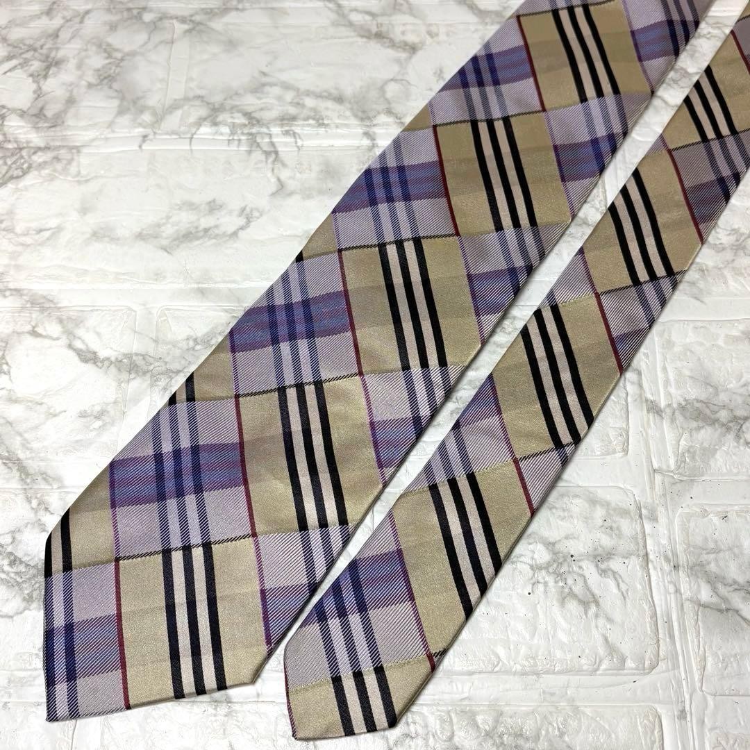 Burberry Tie Patchwork Men's Accessories Used Aut… - image 2