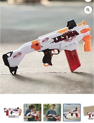 New Nerf Ultra Focus Motorized Blaster 10-Dart Clip Hasbro F0500 -  New