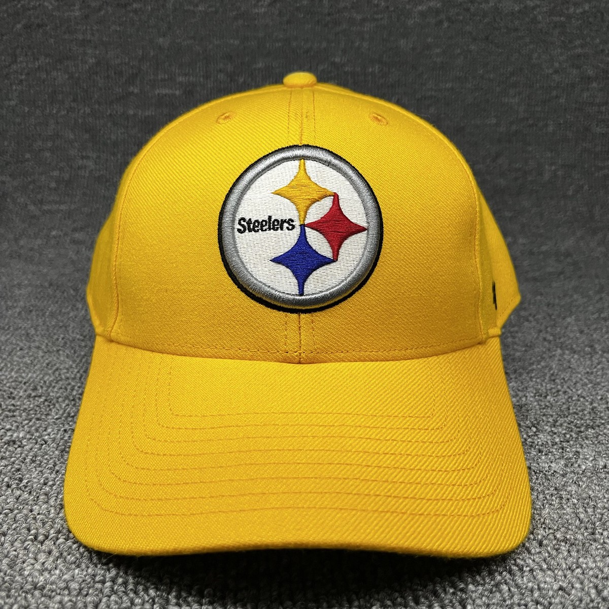 47 Brand Pittsburgh Steelers Clean Up Adjustable Hat Cap Gold Yellow NFL