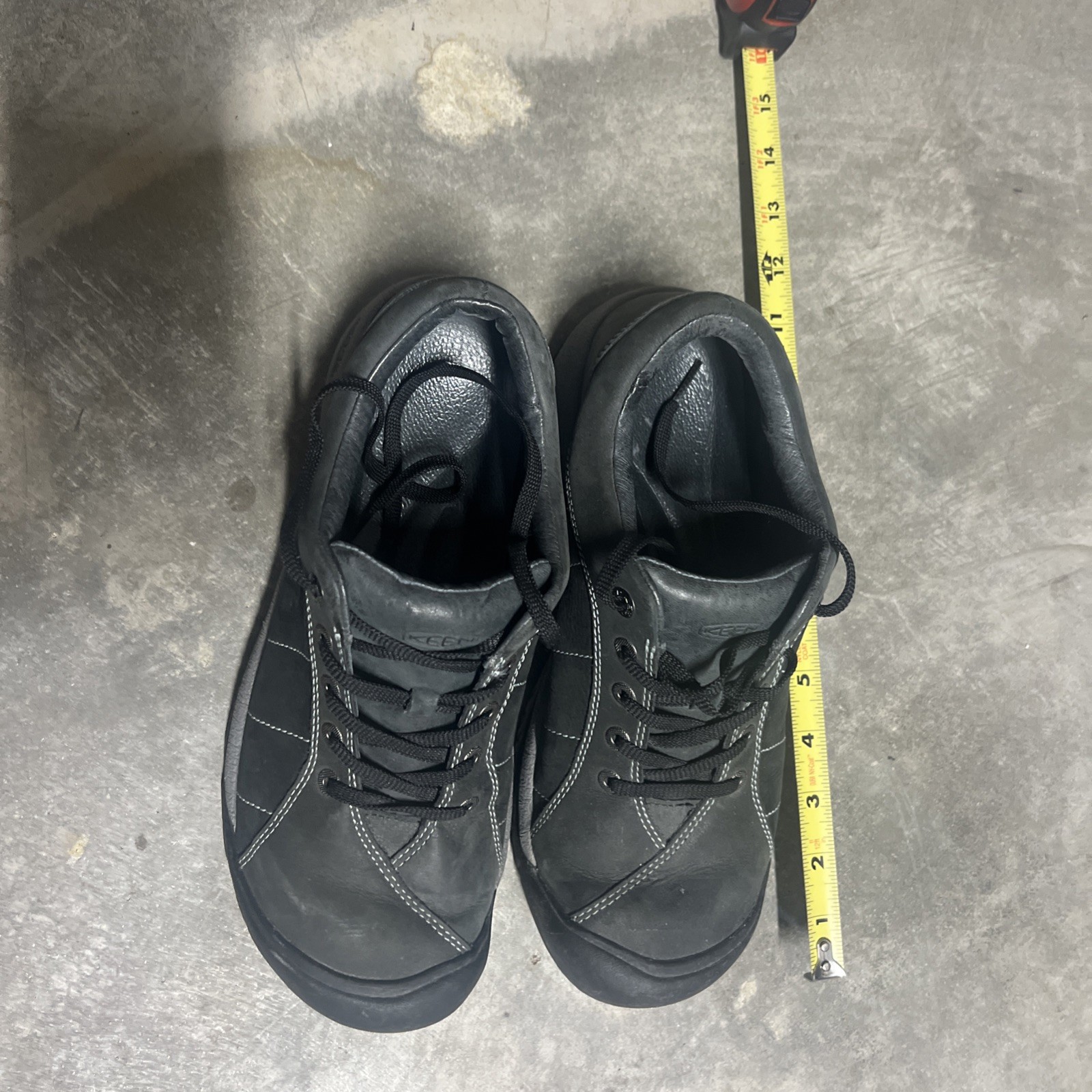 Scarpe da passeggio KEEN Presidio donna taglia 11 grigio pelle scamosciata outdoor escursionismo