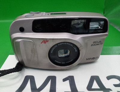 Minolta Riva Zoom 70 Autofokus Zoom Kompakt 35mm Kamera refm