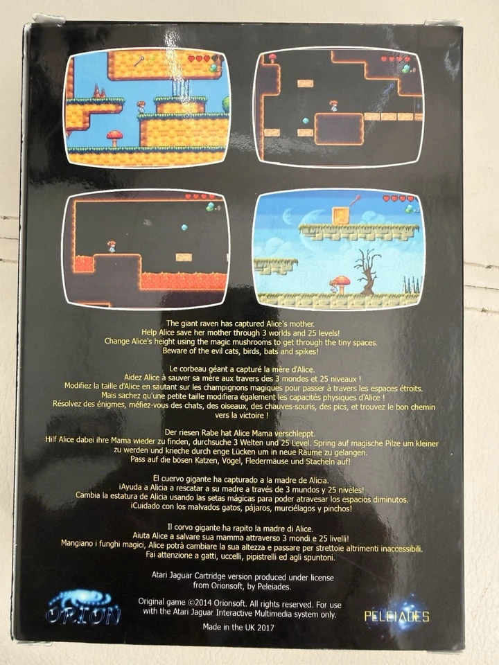 Atari Jaguar Alice’s Mom’s Rescue Original Print CIB New Atari IP - Image 2 of 3