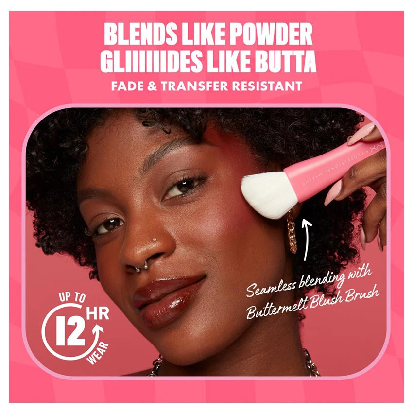 1 NYX Buttermelt Blush - High Pigment Powder Blush "Pick Your 1 Color" *Joy's* - Image 4 of 4