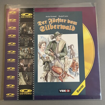 Laserdisc Der Förster vom Silberwald NEU OVP Gutwell Lenz Video CLV- Long Play