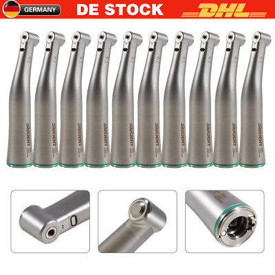 1-10X SANDENT Dental Fiber Optic LED Licht 4:1 Reduktion Winkelstück für NSK ET