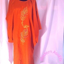 Kaftan/cowl dress/boubou elephant design- ready to wear- Ankara, Linen, chiffon