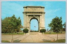 National Arch Valley Forge Pennsylvania Chrome Postcard