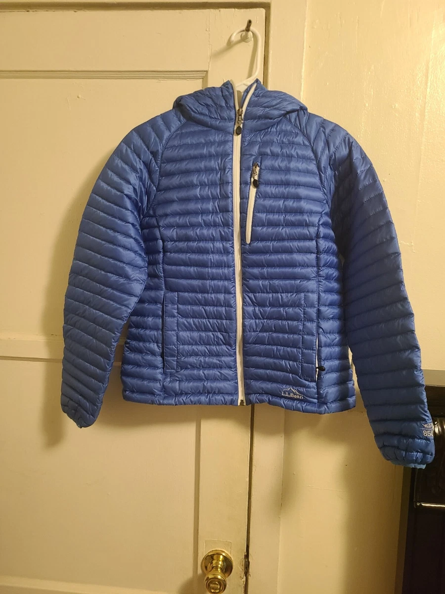 Ll bean ultralight 850 down hooded jacket best sale womens