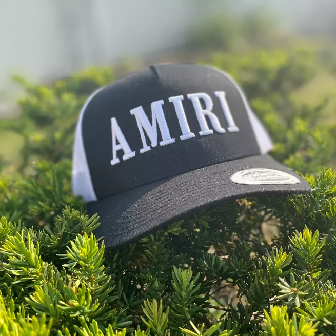 AMIRI HAT CAP-PESO PLUMA-DESIGNER- AMIRI-CULIACÁN-EMBROIDERY 3D FOAM- DOBLE  P