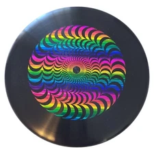 Discraft ESP Zone 174.5g Black Rainbow Stamp Disc Golf