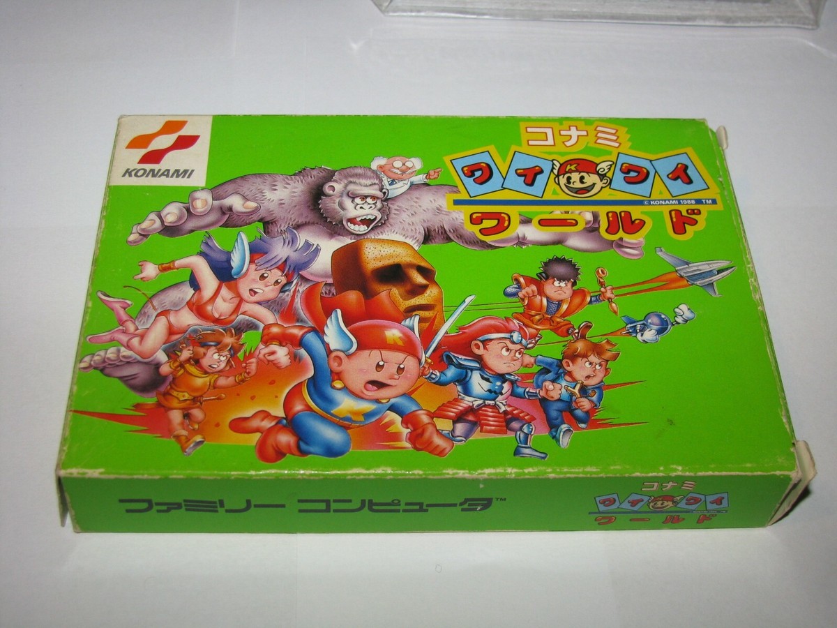Konami Wai Wai World 1 Famicom NES Japan import Boxed No Manual US