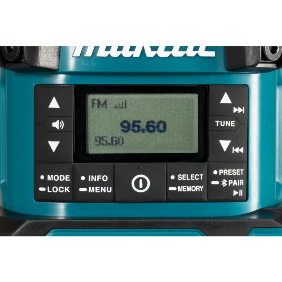 Makita MR009GZ Akku-Laternenradio solo blau/schwarz DAB+ 360° Leuchtbereich NEU - Bild 2 von 3